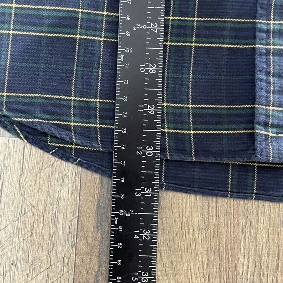 Ralph Lauren Shirt‎ Mens Large Blue Yellow Plaid Button Up Long Sleeve Casual - Picture 9 of 10